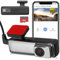 EYPINS 1080P HD Front Dash Cam, Built-in WiFi, App Control, 160° Wide Angle, Night Vision, G-Sensor, 24H Parking Mode, Loop Recording Dash Camera for Cars with 32GB SD Card (Supports up to 128GB)