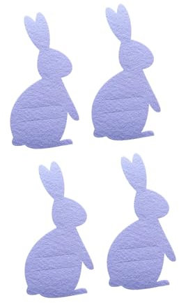 MARCBUSE Set mit 4 eleganten Oster-Hasen-Bestecktaschen, Bestecktaschen für eine festliche Atmosphäre