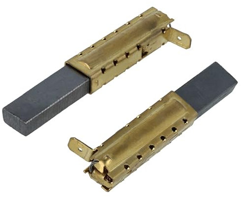 vhbw 2x spazzola carbone compatibile con Würth ISS 35 S, ISS 55 S, ISS 45 m aspiratore industriale, aspiratore a umido/secco