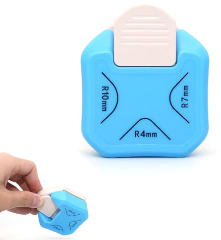 3 in 1 Corner Rounder Punch, Hole Punch 3-Way Corner Cutter for Paper, Cardstock, and Crafts