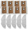 Homeponnew Kit de repuesto para robot aspirador Tapo RV30 MAX Plus para RV20 MAX Plus, incluye 5 almohadillas de microfibra y 8 bolsas de polvo sin obstrucciones, limpieza eficiente y suelos