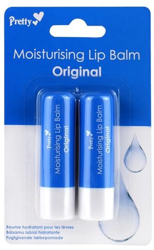 Pretty Original Moisturising Lip Balm, nourishes, hydrates and protects lips, long lasting - vegan Formula