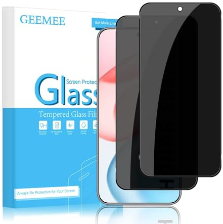 GEEMEE pour Honor 400 Anti-Espion Verre Trempé, 2 Pack 9H Ultra Anti-Espion Protecteur D'écran Vie Privée Film De Protection écran
