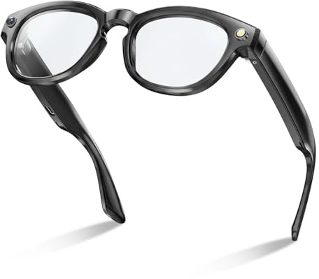 Yanmis AI -Übersetzung Smart Glasse mit Chat GPT Voice -Helfer, Bluetooth 11 Sprachen Übersetzung Video -Foto -Aufnahme, Sprecher, App, Musik und Anrufsteuerung