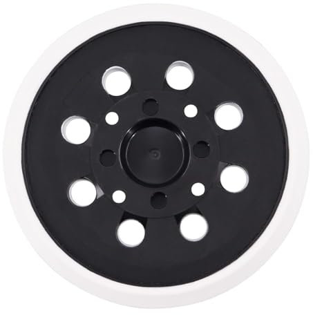 Bosch Disque abrasif 125 mm pour disque abrasif Bosch PEX 400 AE et plateau de ponçage PEX 300 AE – Plaque de ponçage Hook and Loop de qualité supérieure avec 8 trous, durable et efficace