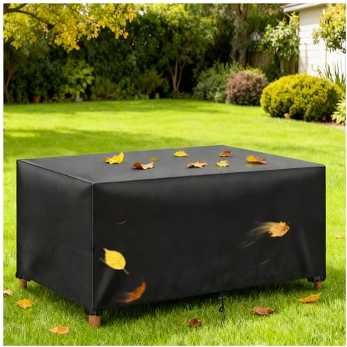 UUPAUO Abdeckung Gartenmöbel Winterfest 310x90x110cm/LxWxH Gartentisch Abdeckhaube Schutzhülle für Gartenmöbel Palettenmöbel Abdeckung Gartenstuhl Abdeckungen Wasserdicht Abdeckplane