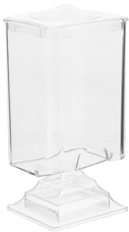 BUTIFULSIC Transparent Cotton Pad Holder for Makeup Removers Dustproof Elevated Makeup Pads Organizer with Space-saving Lighthouse Design Portable Nail Wipes Dispenser for Vanity and Travel