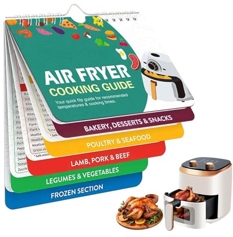 Ricette Friggitrice Ad Aria Tedesco, Ricettario Per Friggitrice Ad Aria, Ricettario Tedesco Per Friggitrice, Edizione Tedesca, Contenente 133 Ricette, Temperature, Tempi, Ecc., Adatto Ai Principianti