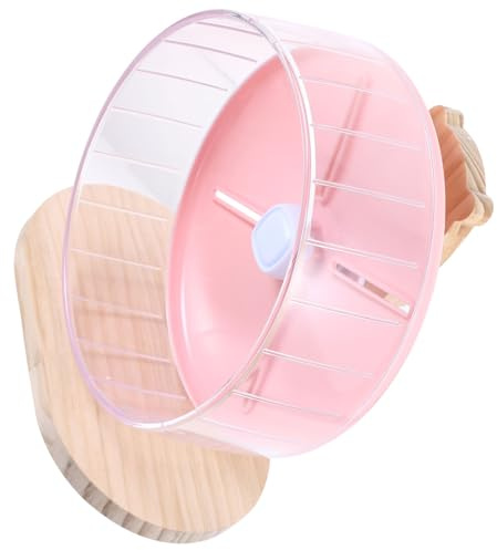 ROMISBABA Kleines Igel und Hamsterlaufrad 20cm mit Ruhigem Lauf und Spielzeugfunktion für Geistige Gesundheit