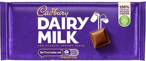 Cadbury - Chocolat au lait Dairy Milk - 200 g