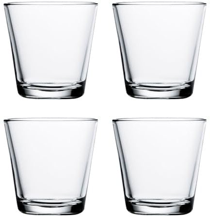 Iittala Kartio, Glas, Transparent, 7.9 x 7.9 x 0.2 cm, 4