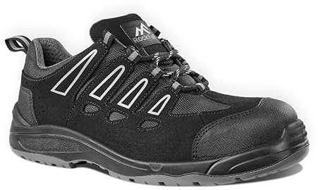 Rock Fall Alaska Freezer Safety Boot FibreGlass Toe Cap Safety Boot Black Unisex, Waterproof and Cold Insulated Safety Boots, SRC Slip Rated Work, Heat Resistant Outsole UK 5