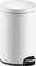 helit H2403505 - Metall-Tretabfallbehälter Classic, 12 Liter, weiß