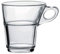 DURALEX Tacitas de café Caprice de Cristal sin Plato. 9 Cajas de 6 Unidades