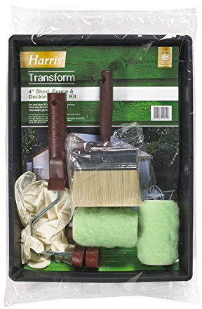 Harris 10602 4-Inch Transform Shed/Fence and Decking Roller Kit - Green