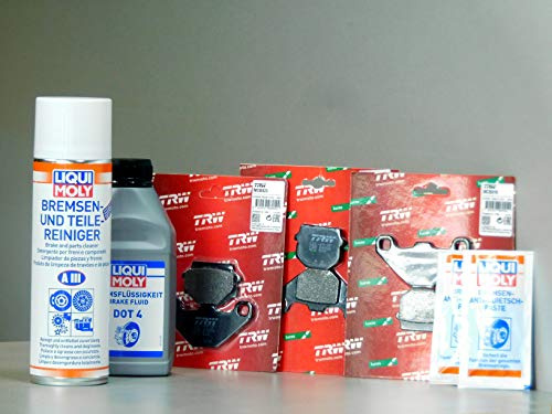 Bremsen Set für Explorer Protector 50 Quad Beläge Flüssigkeit vorne hinten DOT4