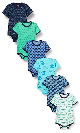 Care Baby Body Kurzarm, 6er Pack Dark Navy (778), 80