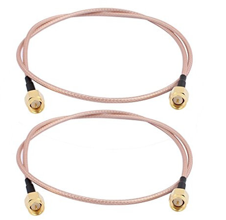 GTIWUNG 2 Stücke SMA Kabel SMA Stecker auf SMA Male Pigtail Kabel RG316 15cm für Homematic CCU3 CCU2 CC1101 Raspberry Pi 2.4GHz WiFi Antenne Wirelesse Router