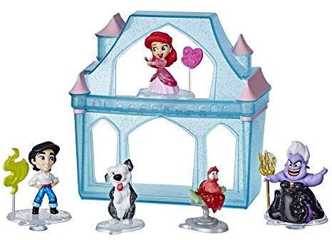 Disney Prinzessin Comics Überraschungsabenteuer Arielle mit 5 Puppen, Accessoires und Präsentationsverpackung, Spielzeug für Kinder ab 3 Jahren
