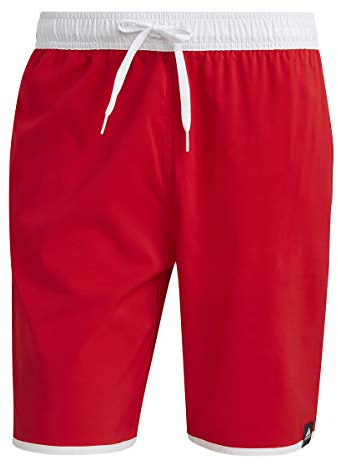 Adidas GQ1106 3S CLX SH CL Swimsuit Mens Scarlet S