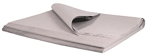 375x500 mm 100kg Seidenpapier Verpackungsmaterial - Grau 35g/m² - 14800 Blätter Packseide Packpapier - Verpackungspapier Umzug & Geschenkverpackung - Einschlagpapier für empfindliche Waren - 37,5x50cm