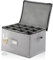 Champagne Flute Storage Box - Hard Shell China Storage Holds 12 Stemware Glasses - Protects Flutes, Crystal Glass, Wine Glasses and Fine China - Stackable - Fully Padded Inside