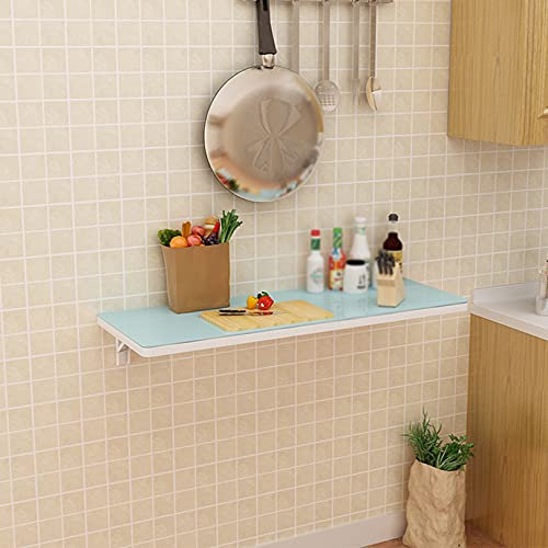 HXFAFA Klapptisch Wand, Platzsparender Computer Tisch, Schwimmender Schreibtisch, Kleiner Schreibtisch, für Badezimmer oder Balkon, Küche
