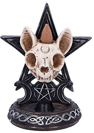 Nemesis Now Familiar Worship Räucherstäbchenhalter, Rückfluss, 15,3 cm, Schwarz