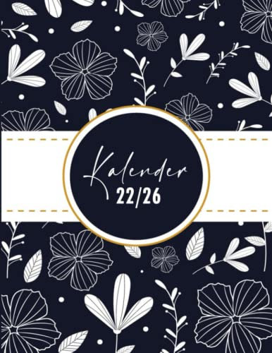 Kalender 2022-2026: Terminplaner mit Modernes Design, 1 Monat auf 2 Seiten I Januar 2022 bis Dezember 2026, 142 Seiten