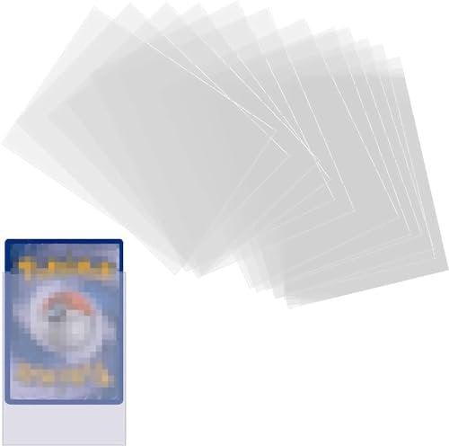 ILamourCar Penny Sleeves, 100 Pcs Trading Card Sleeves, Ultra-Clear Card Protector for Game Cards, Football,TradingCard - 2.5 X 3.5