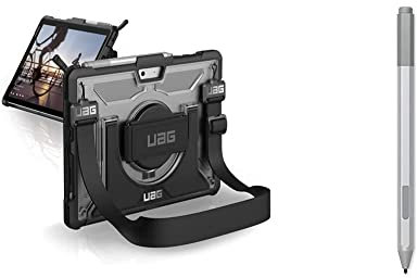 Urban Armor Gear Plasma Schutzhülle nach US-Militärstandard für Microsoft Surface Go- transparent - 321073114343 & Microsoft Surface Pen Platin Grau