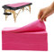 Xiaozhifu 100PCS Einweg Bettlaken, Einweg Massagetisch Bettlaken,Massagetisch Auflage Bettlaken Massagelaken für Schönheitssalon SPA Krankenhausbetten Tattoo Hotels 80x180cm（Rot）