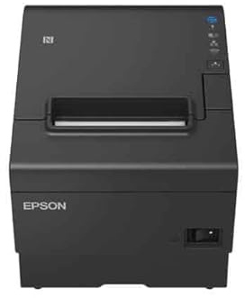 Epson TM T88VII 152 Belegdrucker Thermozeile Rolle 7,95 cm 180 x dpi bis zu 500 mm/Sek. USB 2.0 LAN 2.0-Host Cutter Schwarz