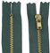 Aerzetix - C61211 - Set di 2 Cerniere Non separabili 12cm in Metallo - Cerniera Lampo - Colore Verde Pino - Cucito pelletteria Borse Gonna Abito Vestiti Pantaloni merceria