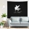 HCDZF Lil Peep Schwarzweiss Wandteppich,Crybaby Wandteppich,Schlafzimmer Wohnzimmer Wohnheim Wohnkultur(L:78ʺ × 59ʺ)