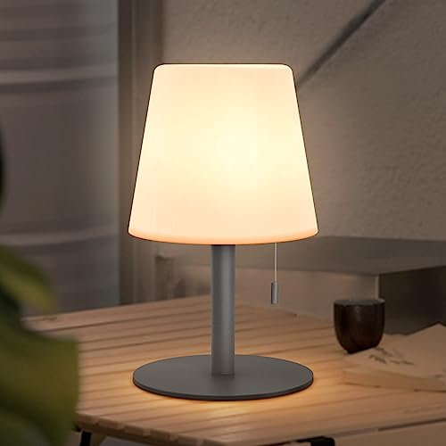 MALUX Led Akku Outdoor Tischlampe 8 Farben led tischlampe kabellos Dimmbar Tragbare Outdoor Tischleuchte IP44 Wasserdicht tischleuchte kabellos Für Garten Schlafzimmer Tisch Dekoration