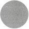 HomebyHome Teppich Wohnzimmer 200 cm Rund Hellgrau Einfarbig Meliert Design - Schlafzimmer Teppich Kurzflor Extra Weich Pflegeleicht Teppiche Waschbar für Küche Esszimmer - Carpet Living Room