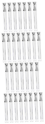 minkissy 30 Pcs Lipstick Tube Lip Gloss Tube Clear Container Clear Plastic Container Clear Plastic Bottles Plastic Lip Bottle Empty Mascara Wand Tube Lip Gloss Containers Lip Oil Bottles