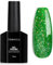 TOMICCA UV Nagellack Weihnachten Glitter Grün, 15ml Glitter Grün Gel-Nagellack, Soak Off UV/LED Gel Grün Nagellack für Starter Nail Art Salon DIY