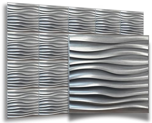 40 pièces 3D panneaux de murs & plafond, 50cm x 50cm en plastique PVC, Mur 3D, Plafond 3D, revêtement mural, Salle de jeux, 10m² - 1mm d'épaisseur
