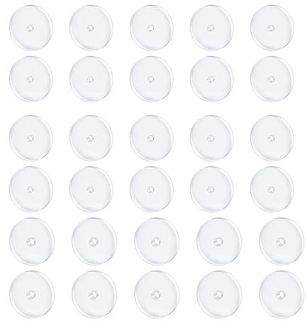 Zeayebsr Gemischte Größe Anti Wildfleisch Piercing Disc,30PCS Keloid Disc für Piercing Bump Clear Disc Pads zu stabilisieren Ohrringe Stopper Earlobe Unterstützung Patches 7mm 9mm,wildfleisch disc