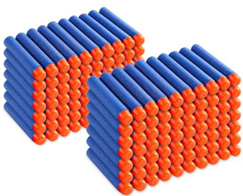 150 Pfeile Darts Schaum Munition kompatibel passend für Nerf Gun Elite, Refill Darts passend für N-Strike Elite Series Blasters, Dart Zubehör passend für Nerf Blaster Battle Boy Party Favor