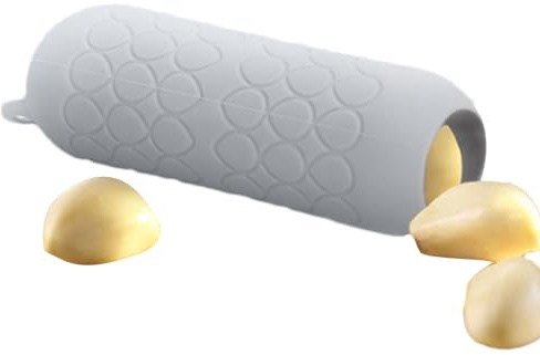 Silikon-Knoblauchschäler – Silikonschlauch-Roller für einfache Hautentfernung, Silikon-Knoblauchhautentferner, tragbarer einfacher Roller, Knoblauchschäler, Knoblauchabisolierer, Küchenhelfer