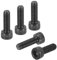 DTGN M5-0.8x16 Vis à Tête Cylindrique à Six Pans Creux - 50Pcs - pour Vélo de Route, VTT, automobile, Moto – Vis Métriques à Tête Hexagonale en Acier au Carbone, Noir