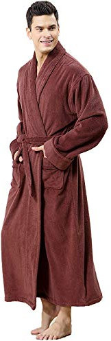 Bademantel für Damen und Herren, für Paare, frottee-Bademantel, Kimono-morgenmantel für Herren, komplett aus Baumwolle, Bademantel, Bademantel, Pyjama für fitnessstudio, dusche, Hotel, spa