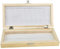 Abbdbd 50pcs Wooden Microscope Slides Box Biological Pathological Slides Storage Box Portable Rectangle Collection Case