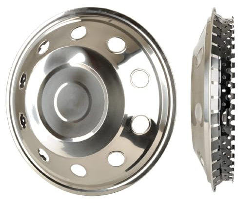 Hansen Styling Parts Radzierblende (1 Stück) 16 Zoll aus Edelstahl passend für Wohnmobile/Transporter