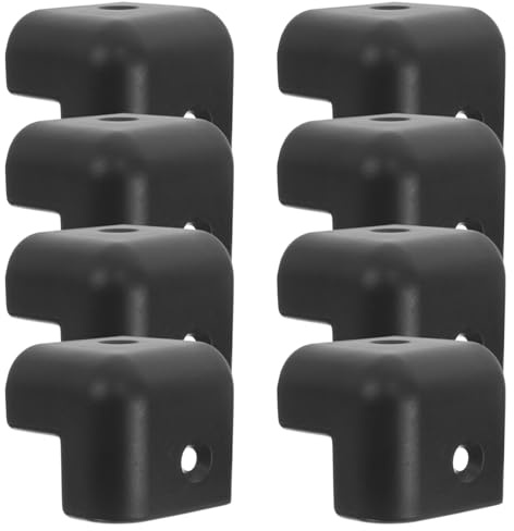 OSOLADY 8stücke Guitar Corner Protector Kunststoff Lautsprecher Eckenschutz Robust Und Langlebig Einfach Zu Montieren Schützt Gitarrenverstärker Und Lautsprecher Für Verschiedene