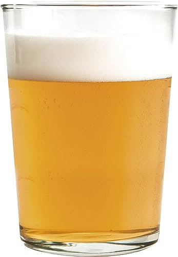 Genérico Vasos de Sidra/Copas 50 cl- Envio 24h - Elegantes Vasos de Cristal para Agua, Refrescos, Cerveza, Combinados, Copas, Cubatas - Transparentes (6, Resistente Grueso)