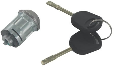 LadyCent Schließzylinder für Ford Fiesta 1995-2002, Zündschlosszylinder mit 2 Schlüsseln